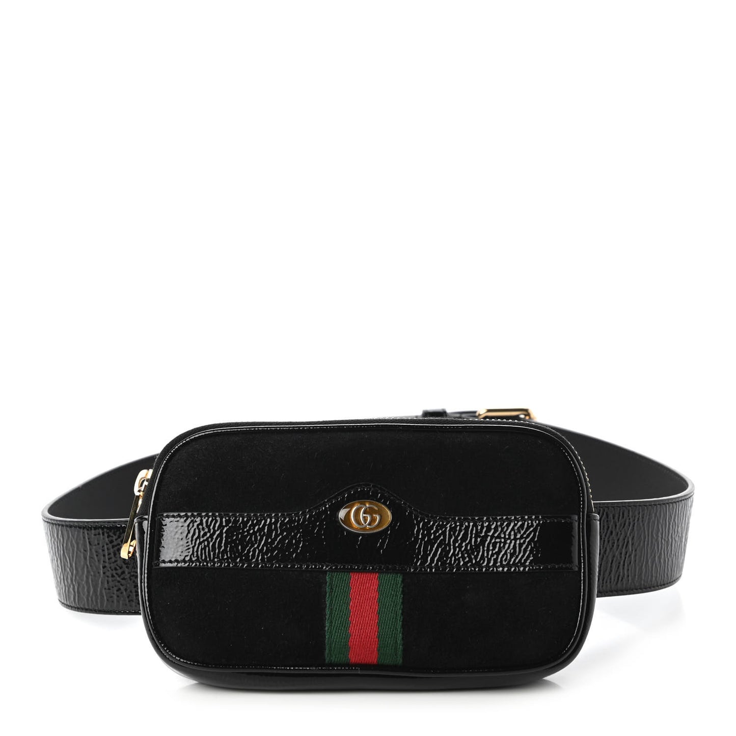 Suede Patent Ophidia Belted iPhone Case 85 34 Black
