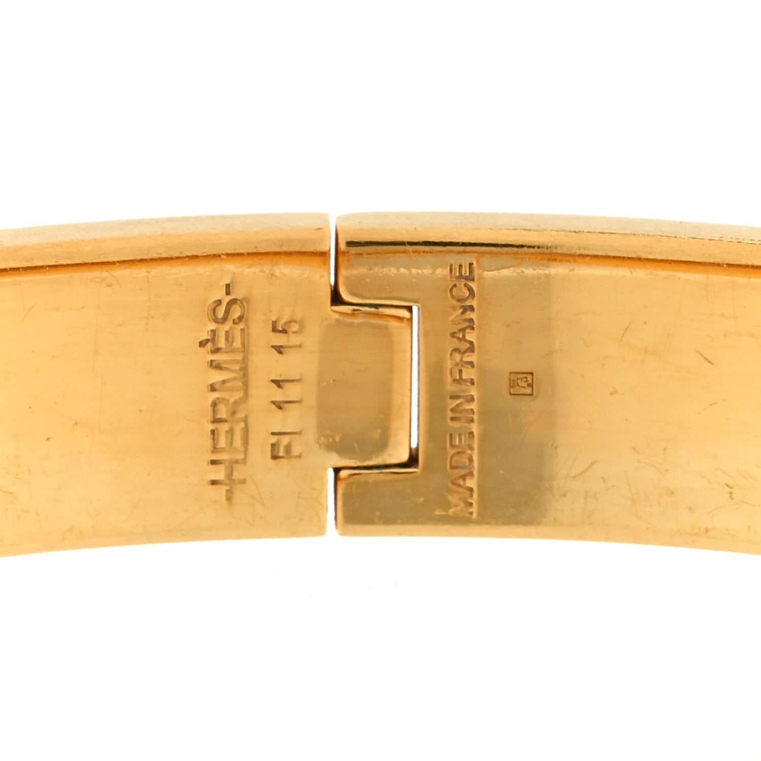 Hermes Enamel Narrow Clic Clac H Bracelet PM White 3 of 3