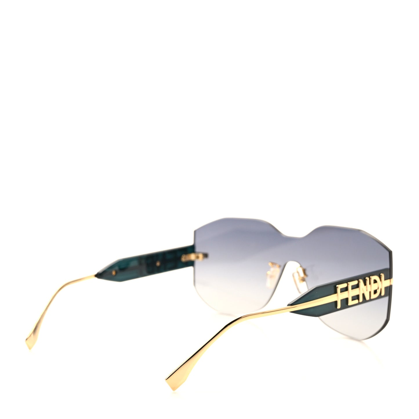 Metal Fendigraphy Shield Sunglasses FE 40066/U Shiny Endura Gold
