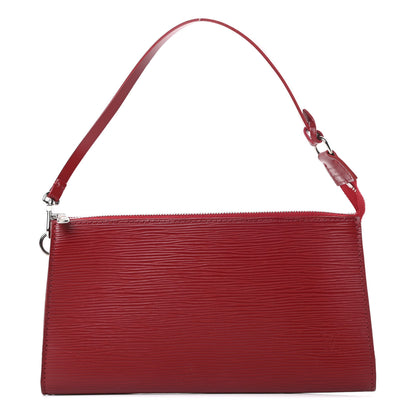 Louis Vuitton Epi Pochette Accessories 24 Rubis 1 of 12