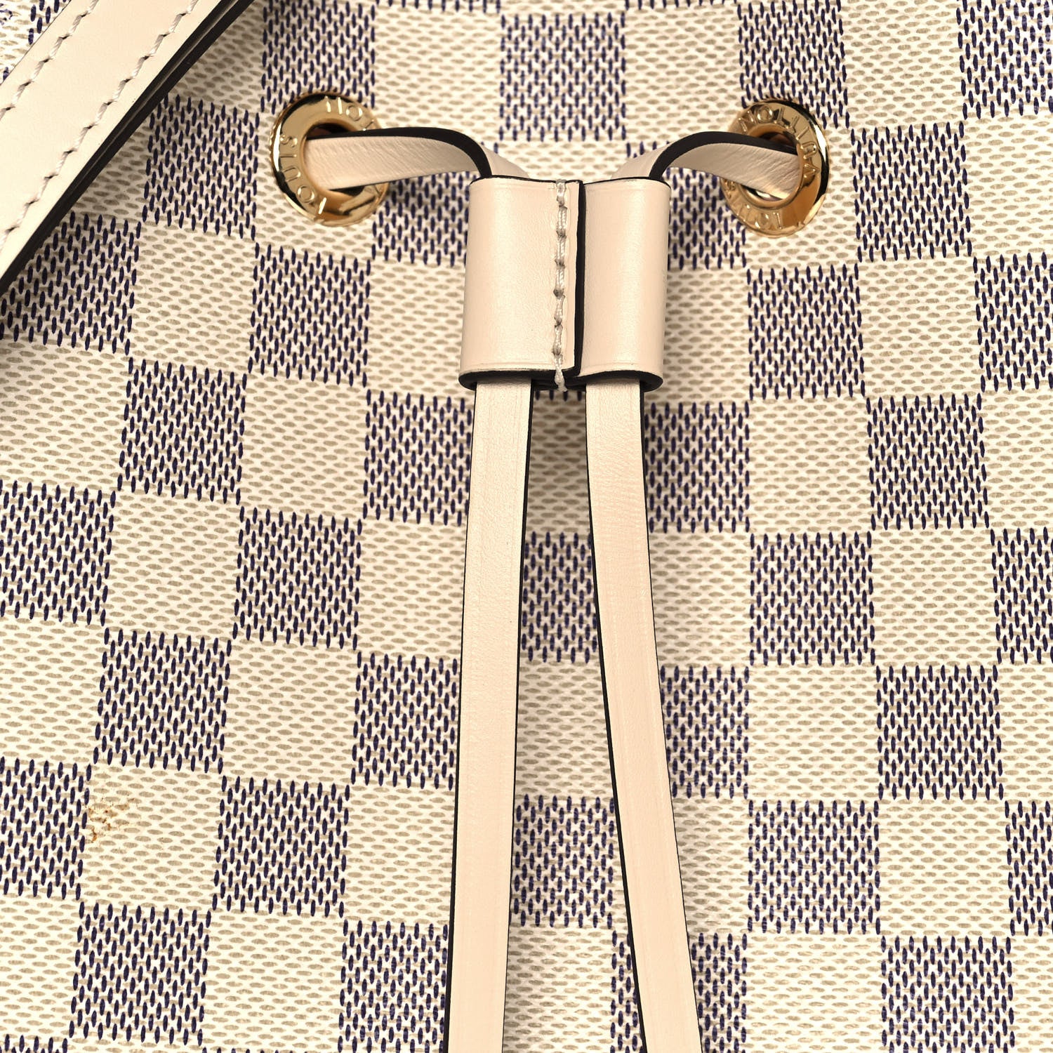 Louis Vuitton Damier Azur Braided Neonoe BB Pink 8 of 14