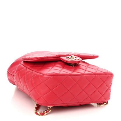 Chanel Lambskin Quilted Small In Seoul Backpack Red 4 of 9