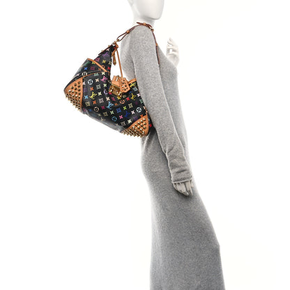 Louis Vuitton Monogram Multicolor Chrissie Black 2 of 9