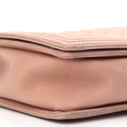 Chanel Iridescent Caviar Quilted Large Boy Flap Beige 7 of 9