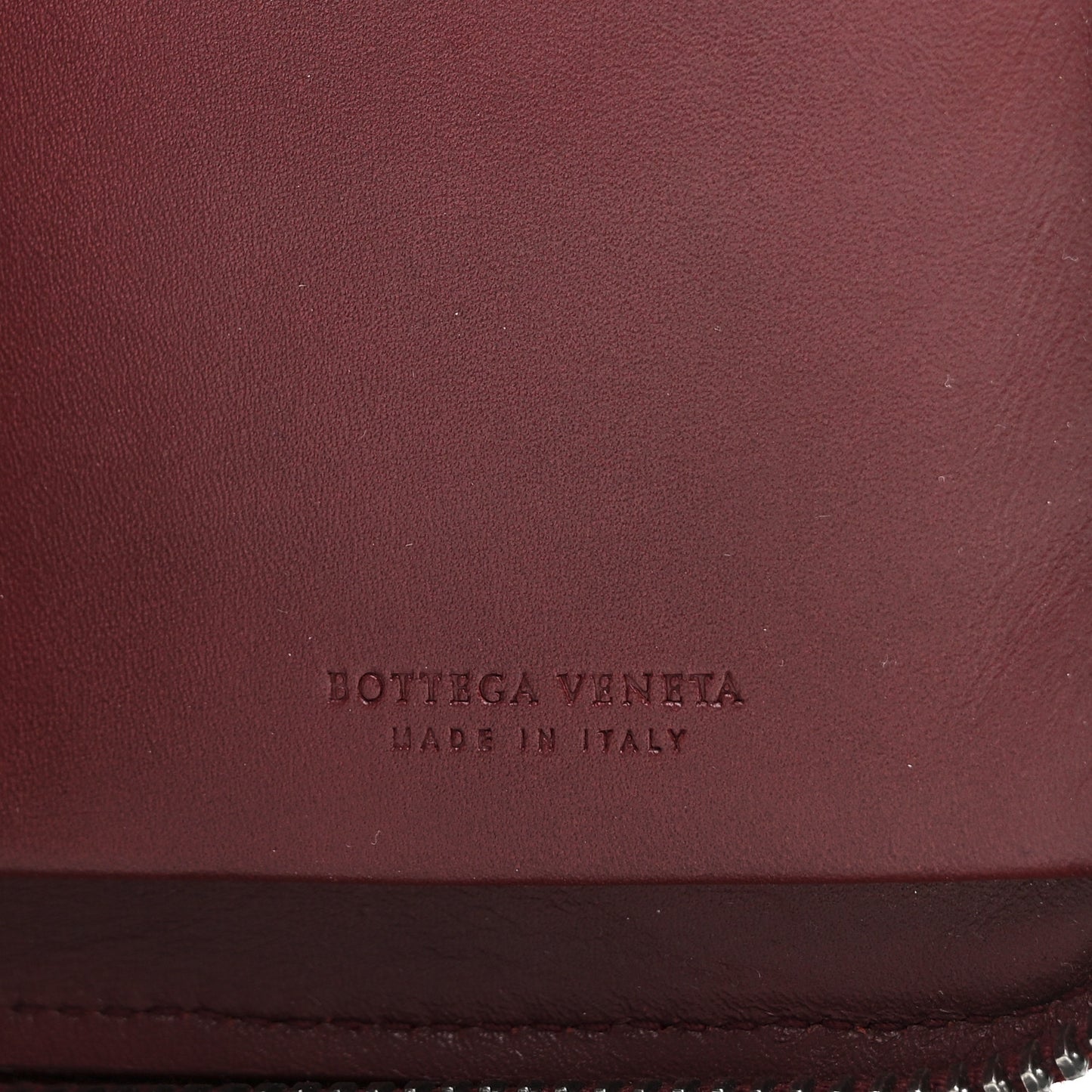 Nappa Intrecciato Travel Organizer Wallet Red