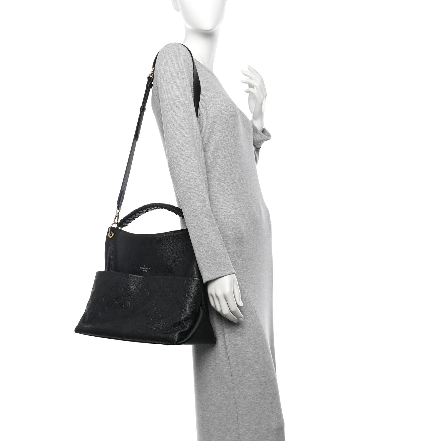 Louis Vuitton Empreinte Maida Hobo Black 2 of 12
