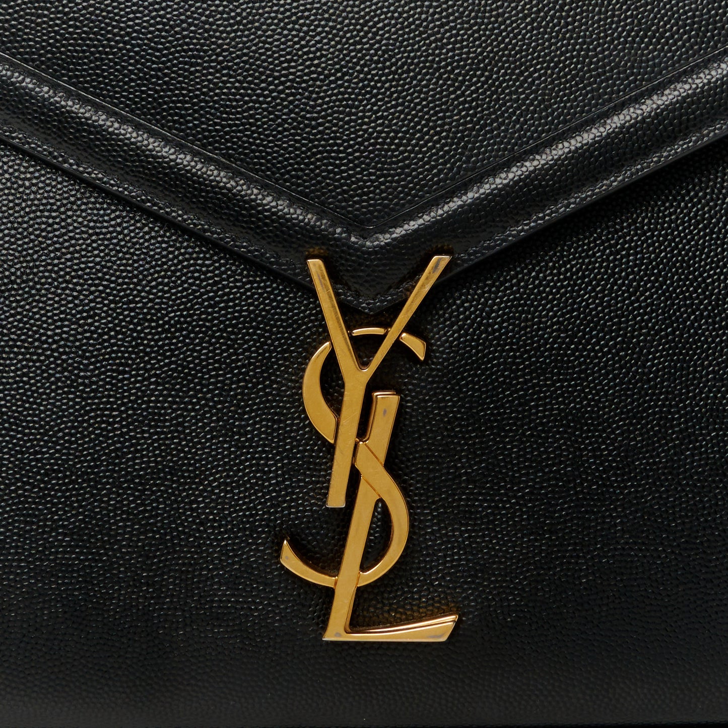 Grain de Poudre Medium Classic Monogram Cassandra Top Handle Black Rouge Legion