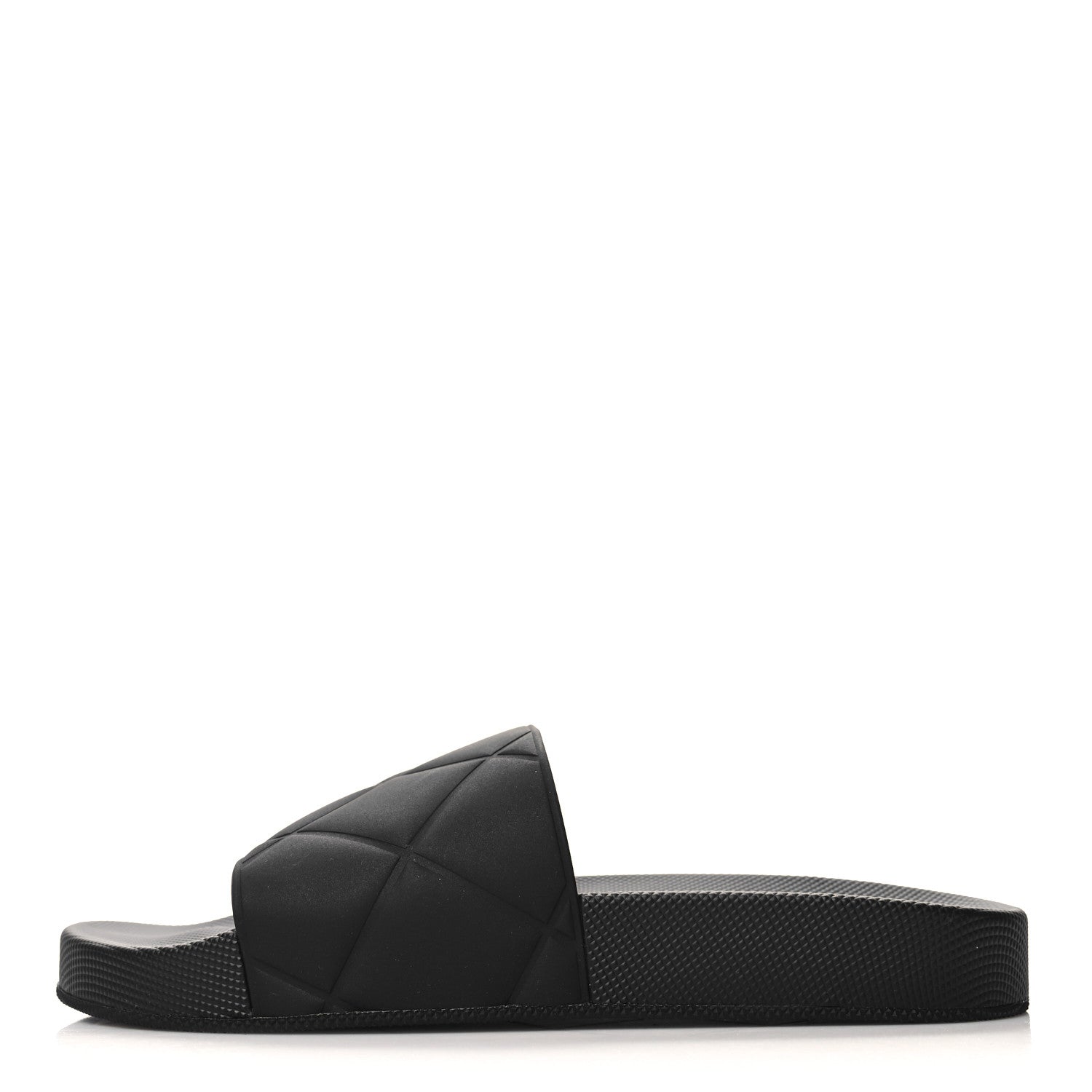 Bottega Veneta Rubber The Slider Sandals 38 Black 1 of 7