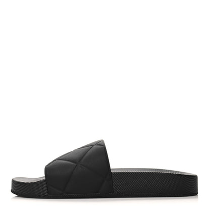Bottega Veneta Rubber The Slider Sandals 38 Black 1 of 7