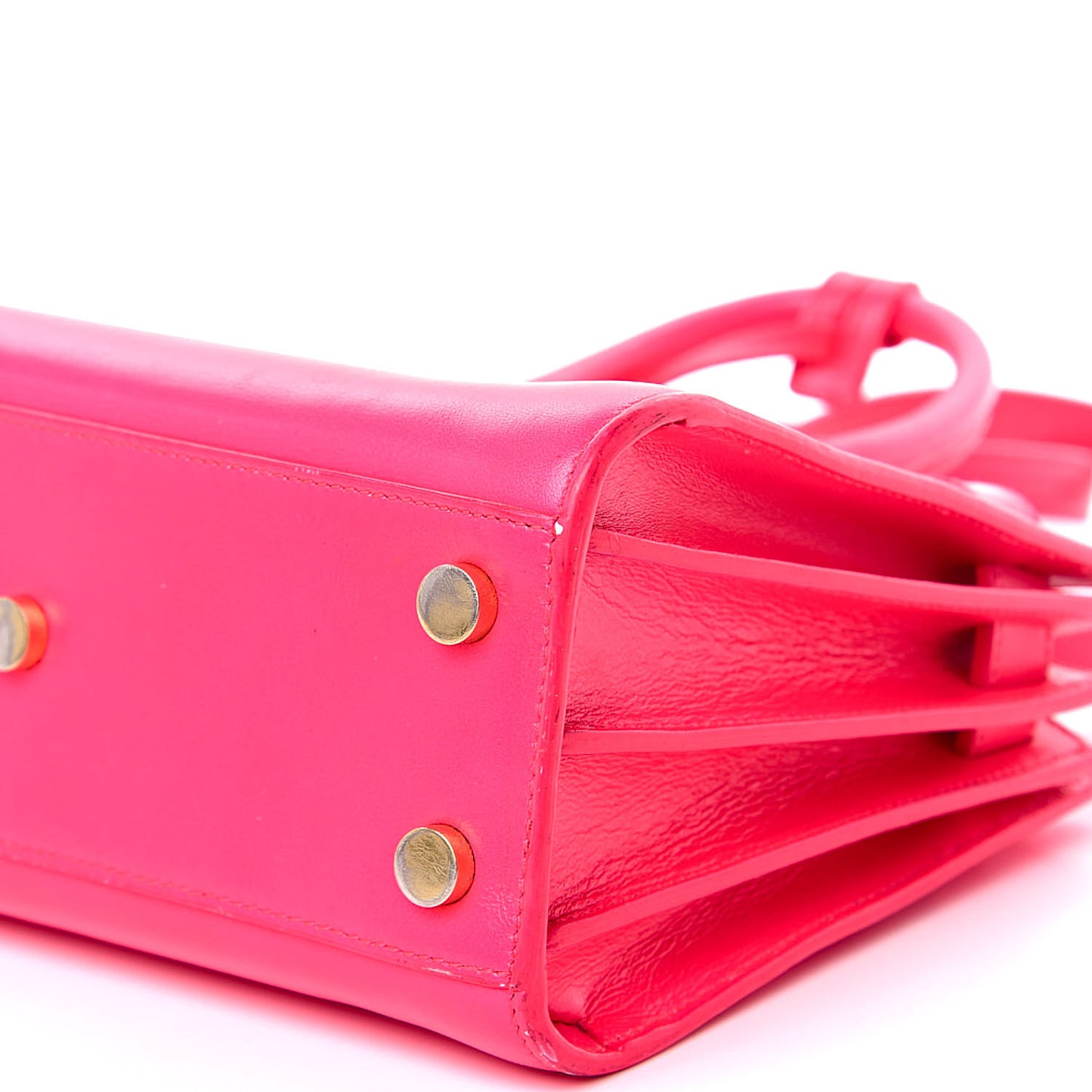 Calfskin Nano Sac De Jour Fluo Pink