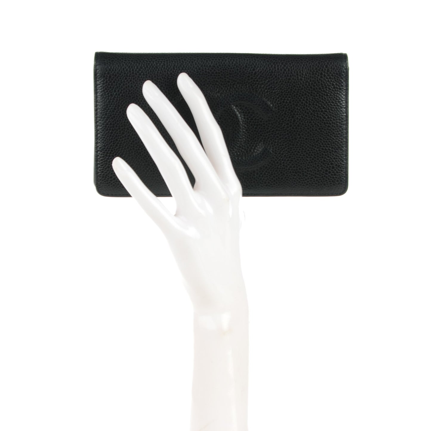 Caviar Timeless CC Yen Wallet Black