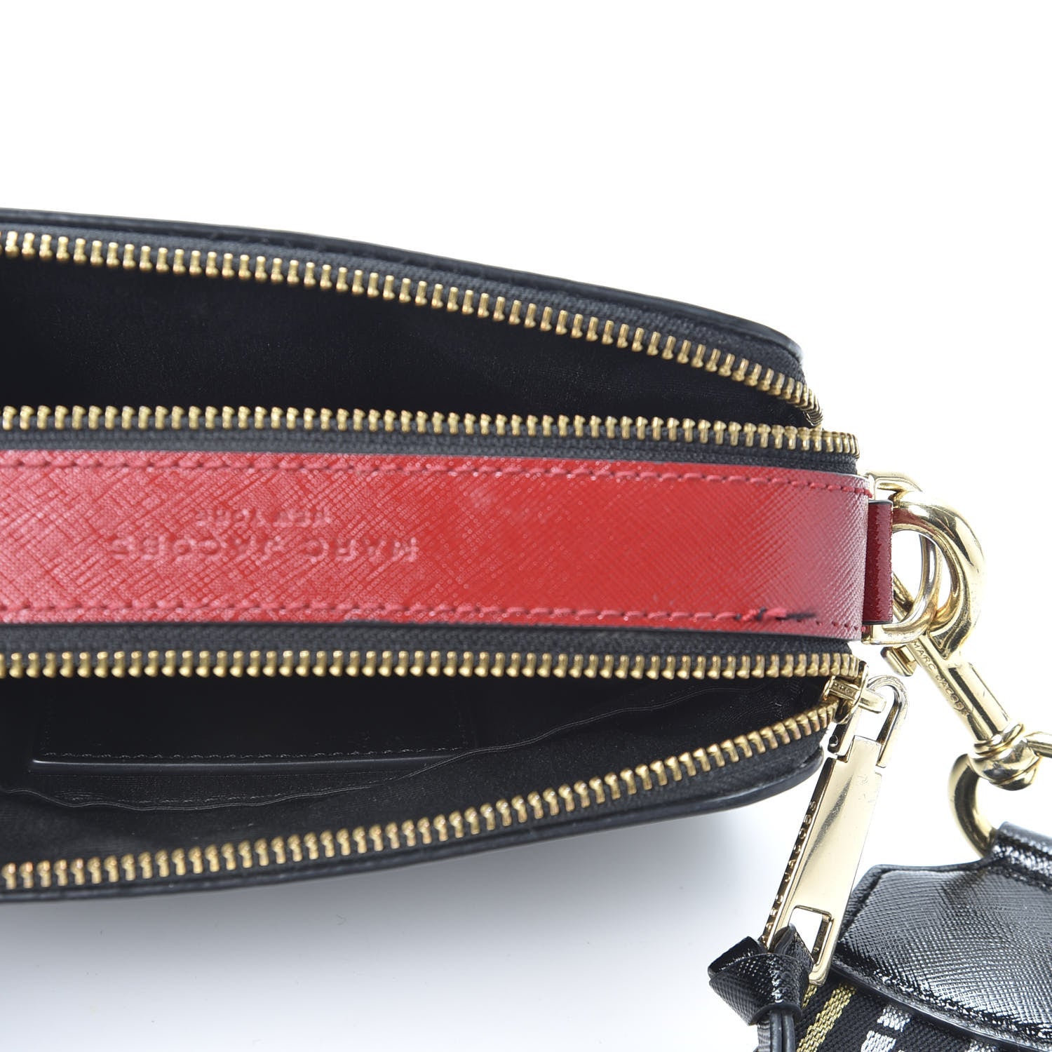 Marc Jacobs Saffiano Small Snapshot Camera Bag Black Multi 4 of 9