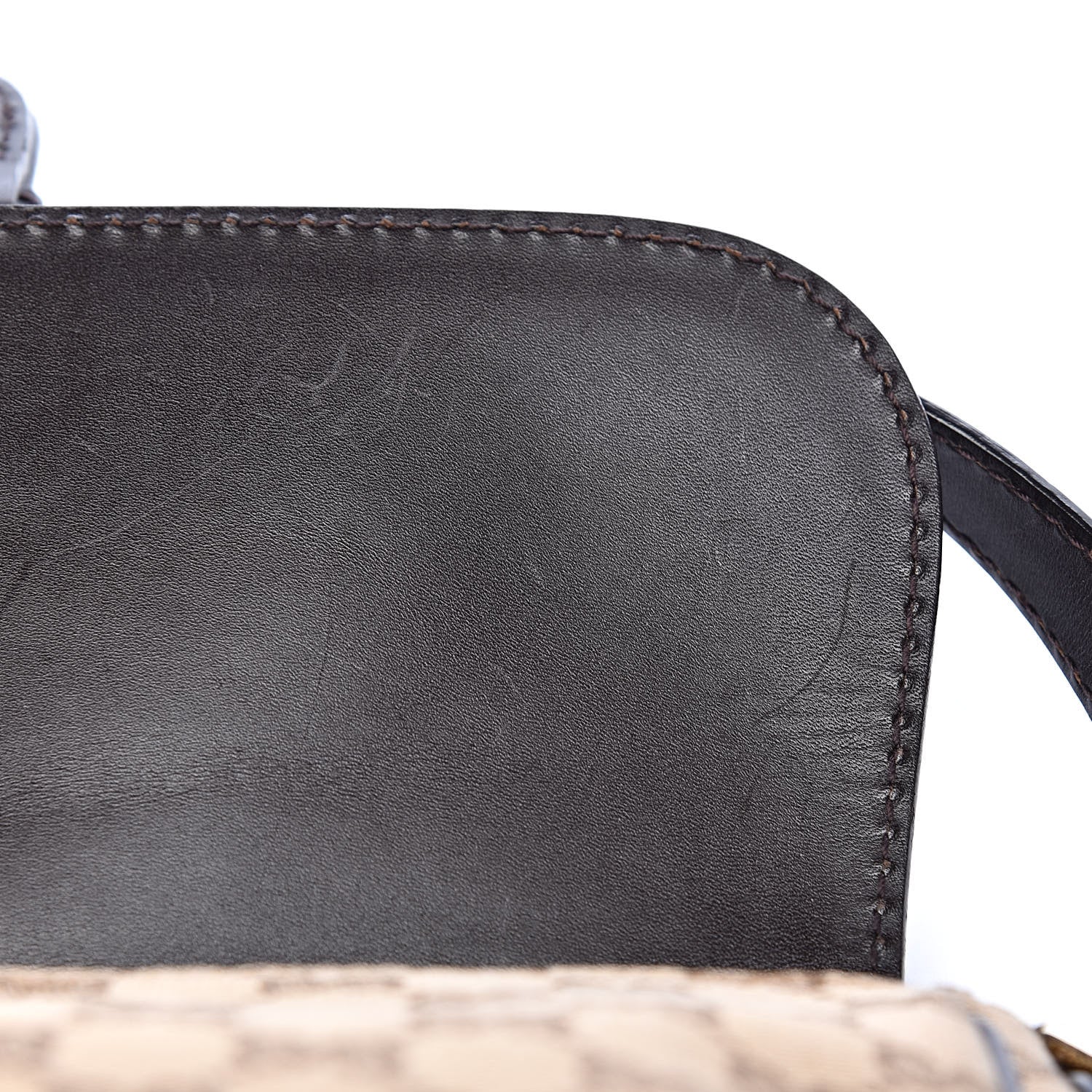 Gucci Monogram Techno Horsebit Large Shoulder Flap Bag Brown 9 of 15