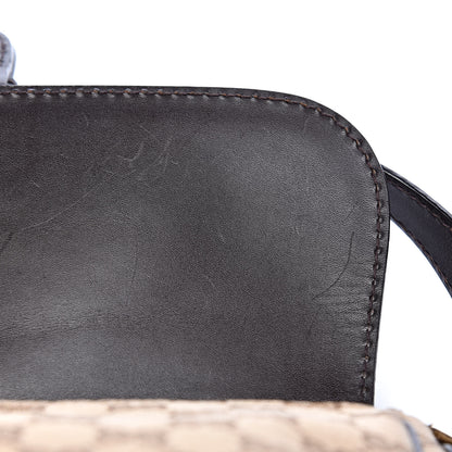 Gucci Monogram Techno Horsebit Large Shoulder Flap Bag Brown 9 of 15