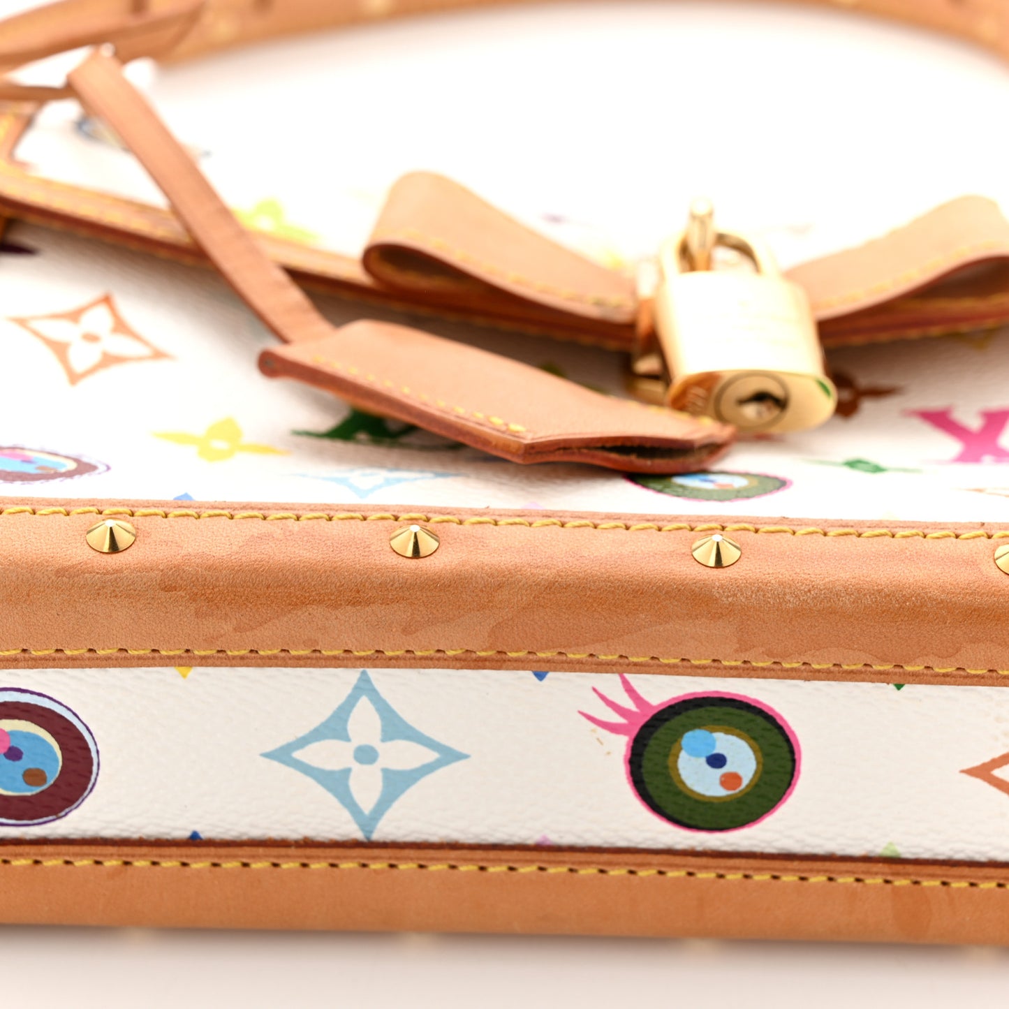 Monogram Multicolor Eye Need You Bag White