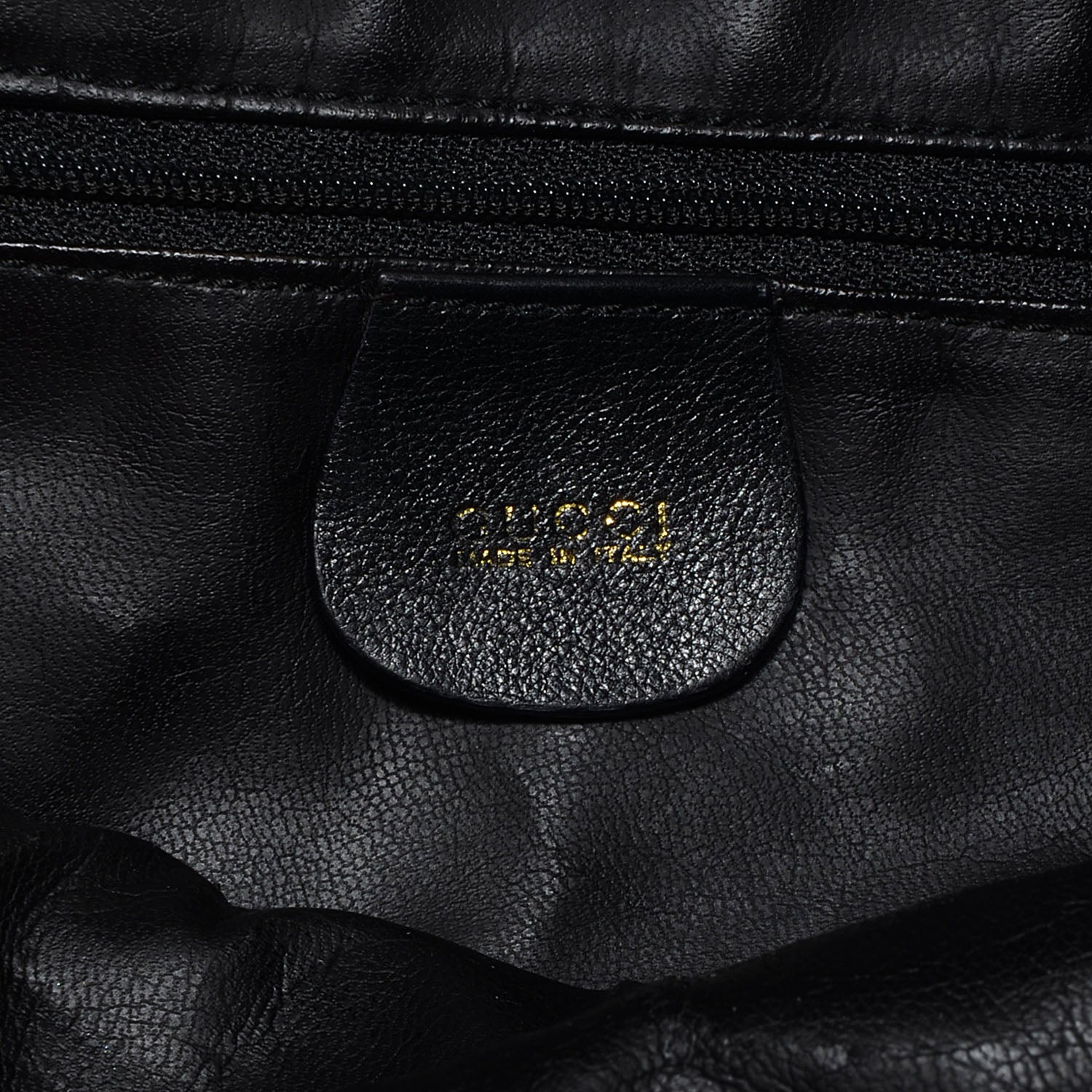 Gucci Leather Large Bamboo Handle Hobo Black 6 of 7
