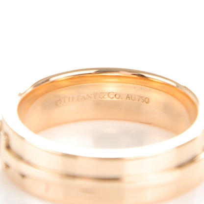 Tiffany 18K Rose Gold T Two Ring 6.5 4 of 5