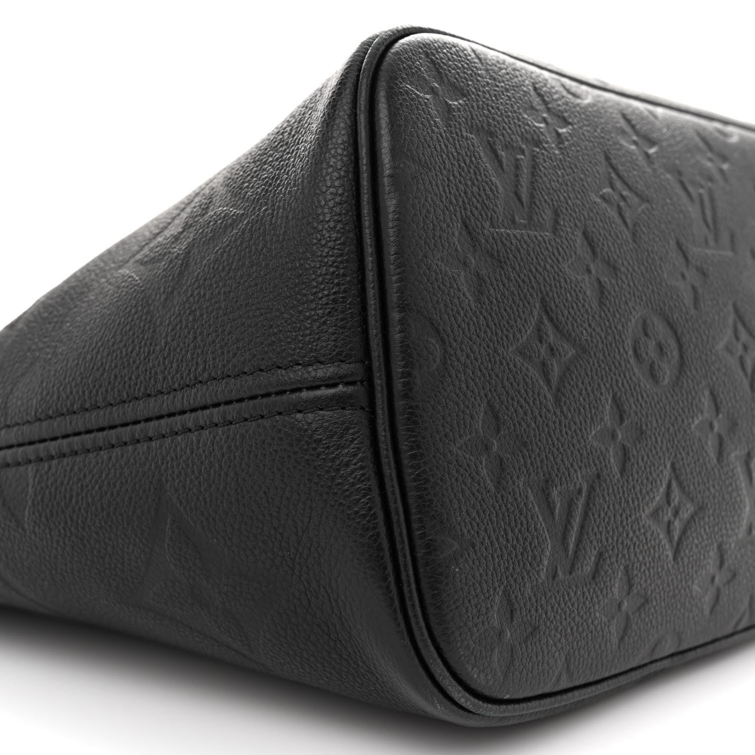 Louis Vuitton Empreinte Monogram Giant Neverfull MM Black 9 of 10