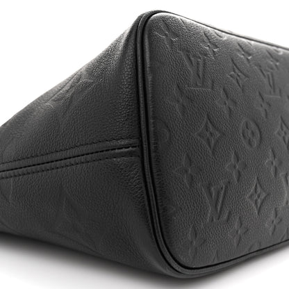 Louis Vuitton Empreinte Monogram Giant Neverfull MM Black 9 of 10