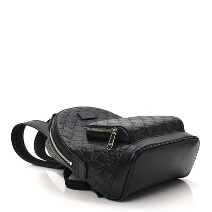 Gucci Guccissima Signature Small Day Backpack Black 4 of 13
