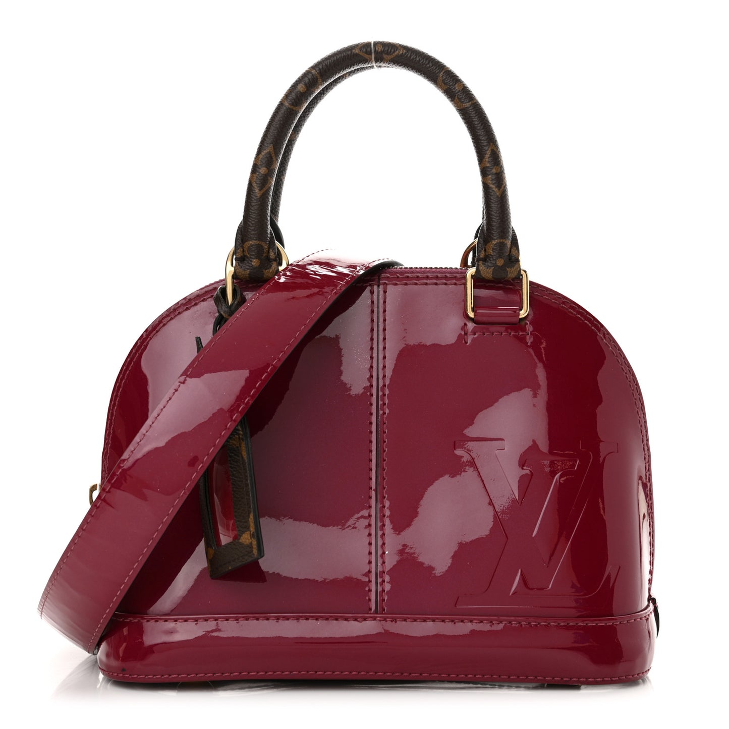 Patent Monogram Alma BB Magenta
