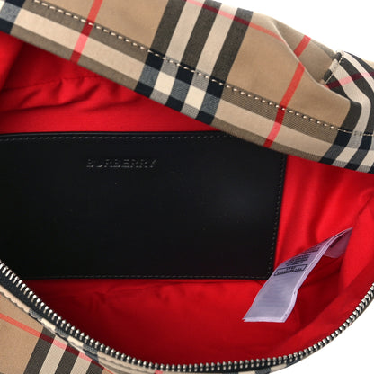 Burberry Nylon Vintage Check Medium Sonny Bum Bag Archive Beige Black 5 of 7