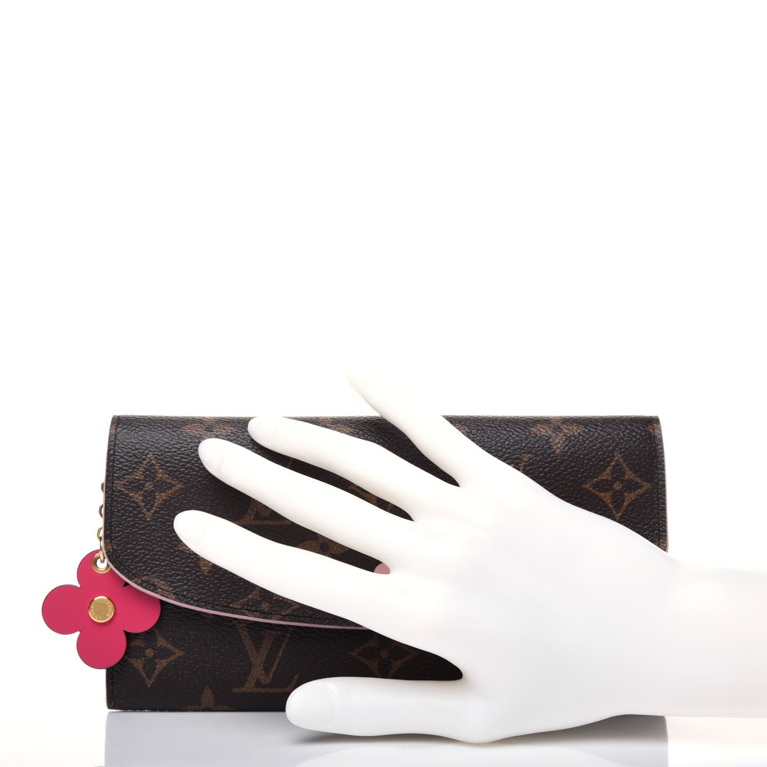 Louis Vuitton Monogram Bloom Flower Emilie Wallet 2 of 14