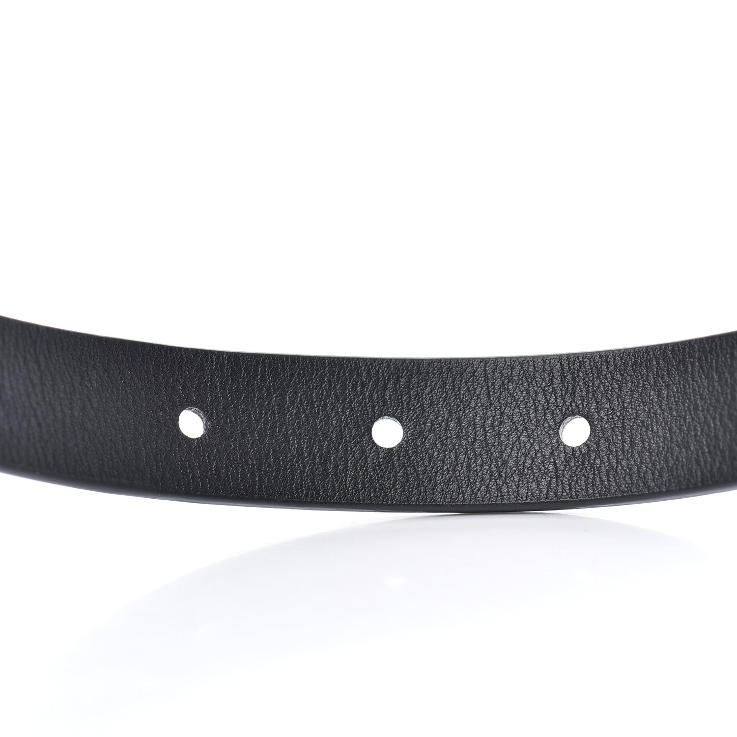 Louis Vuitton Calfskin Embossed 20MM LV Initiales Belt 80 32 Black 8 of 8