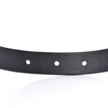 Louis Vuitton Calfskin Embossed 20MM LV Initiales Belt 80 32 Black 8 of 8