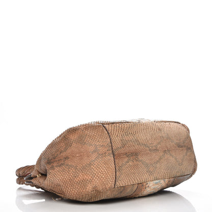 Prada Python Top Handle Frame Bag Naturale 4 of 8