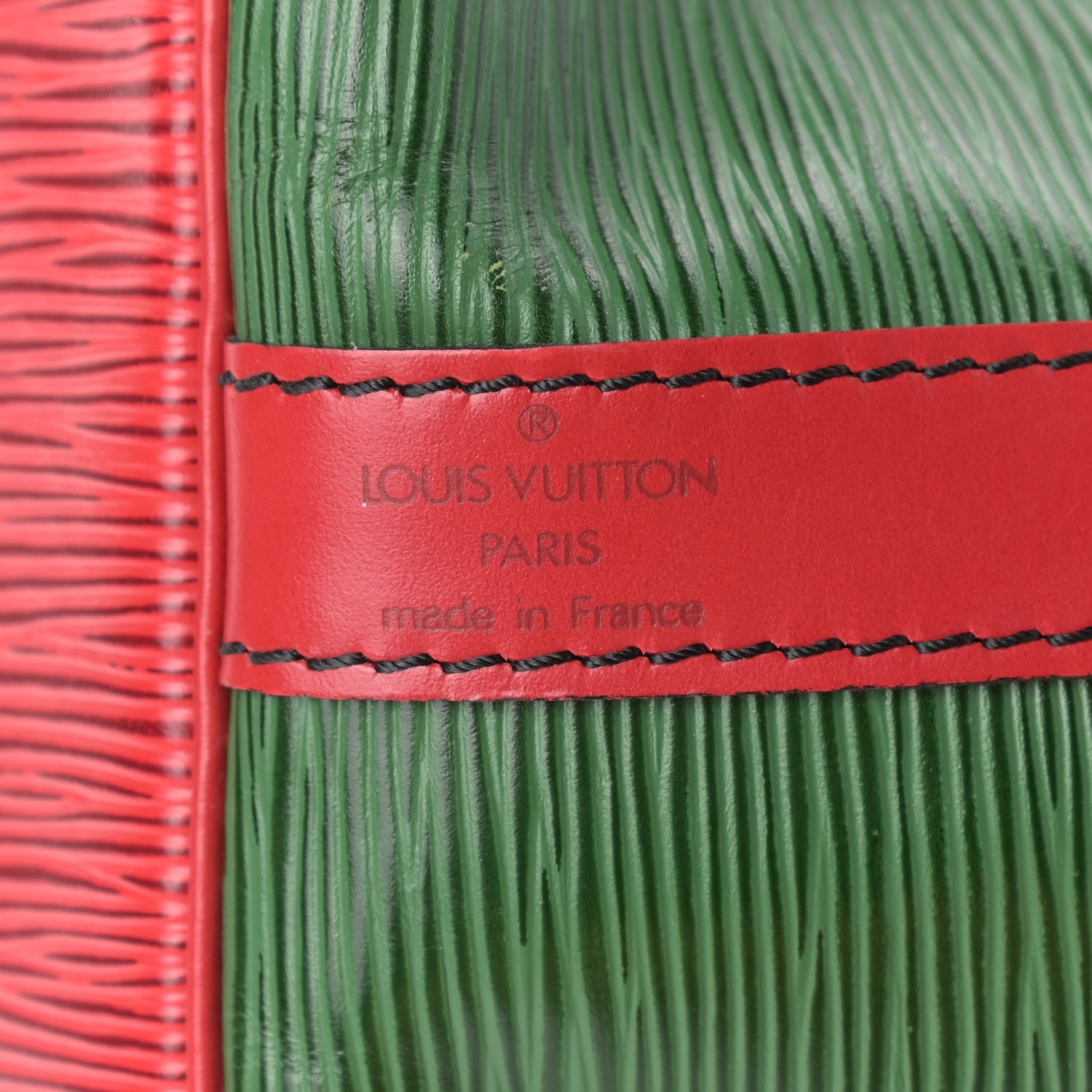 Louis Vuitton Epi Petit Bi-Color Noe Borneo Castillan Red 6 of 12