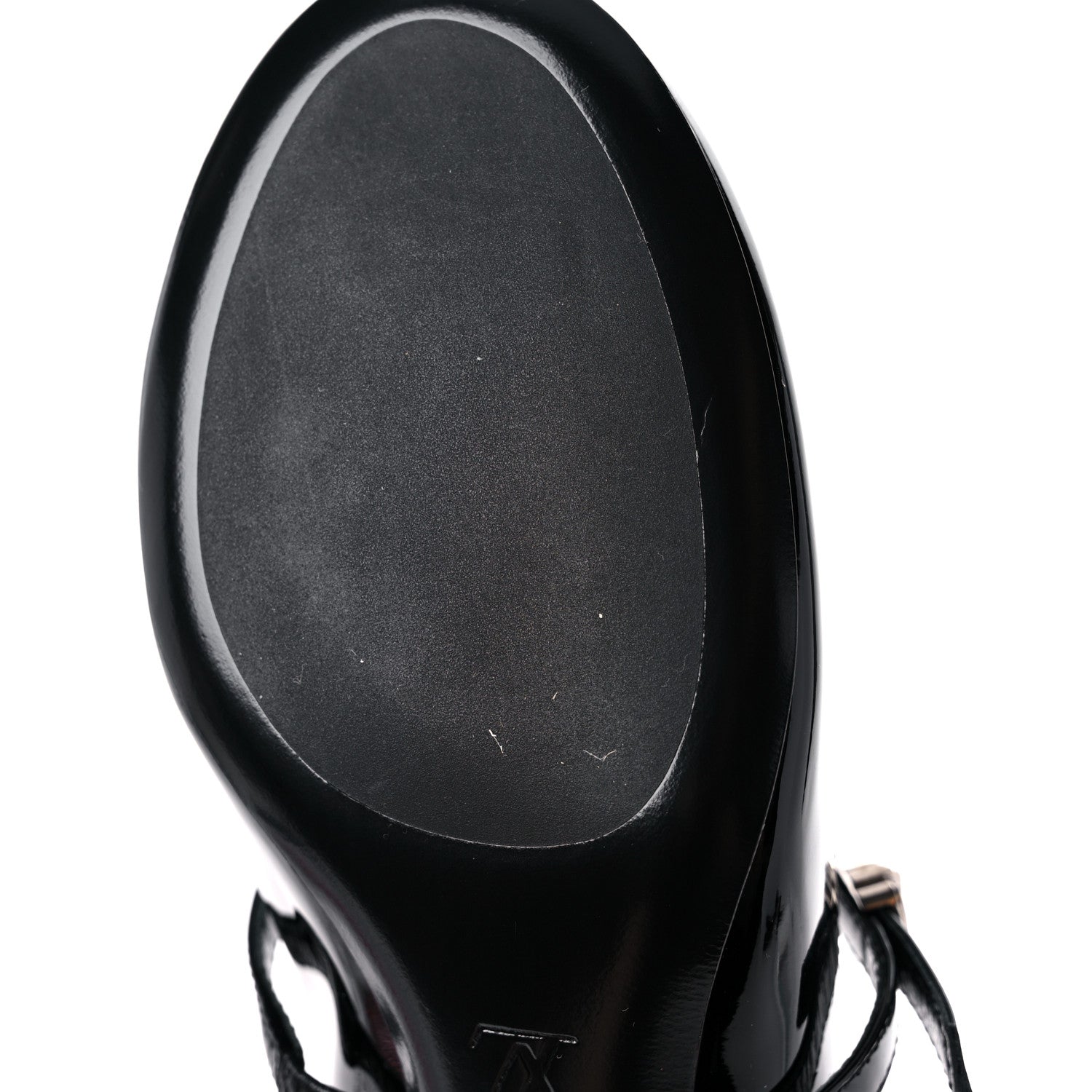 Louis Vuitton Patent Uniformes Silhouette 40mm Pumps 35 Black 7 of 11