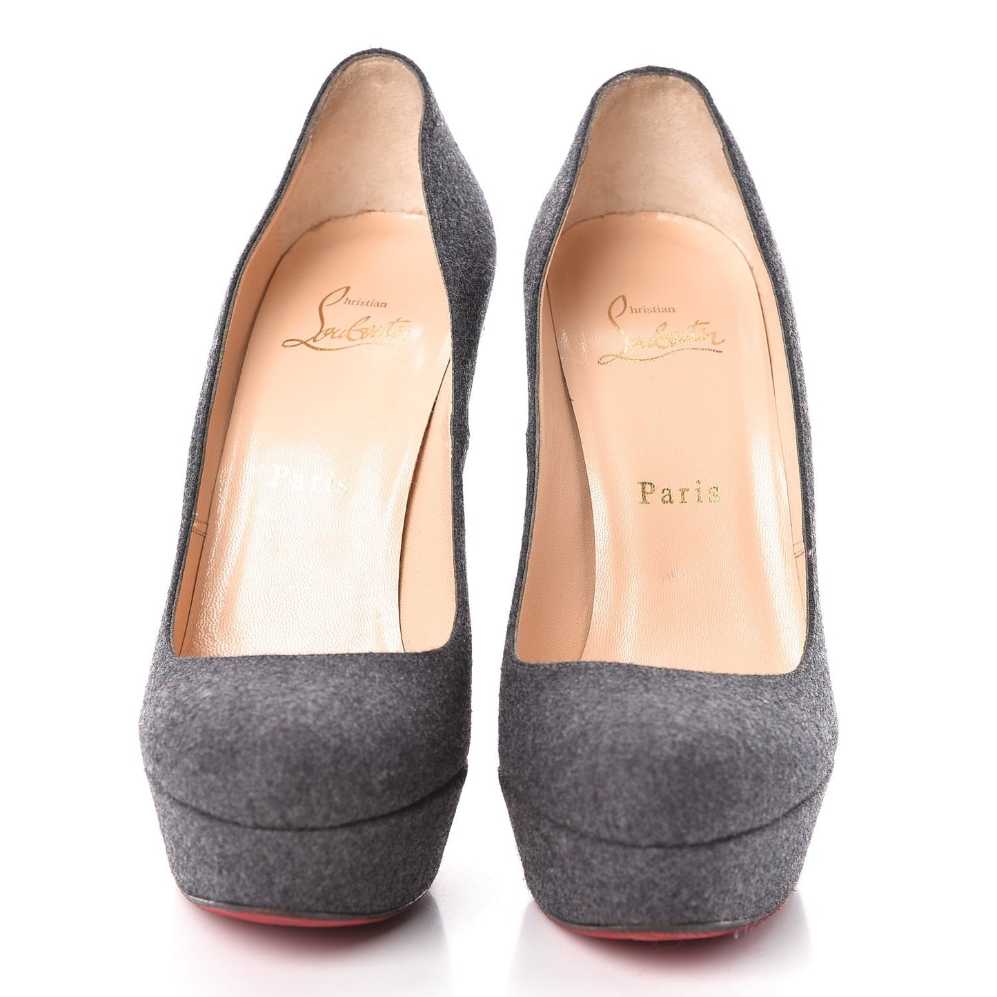 Flannel Veau Velours Taclou 120 Pumps 38 Grey
