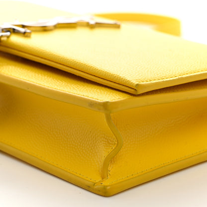 Saint Laurent Grain De Poudre Classic Monogram Kate Tassel Chain Wallet Mimosa 10 of 10