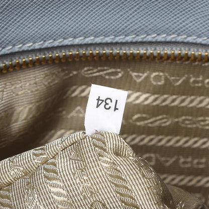 Prada Saffiano Lux Large Galleria Double Zip Tote Lago 10 of 21
