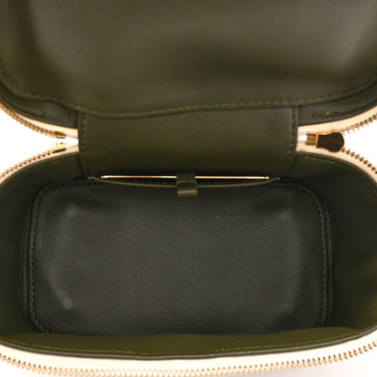 Louis Vuitton Lambskin Embossed Monogram Coussin Vanity PM  Cream 6 of 10