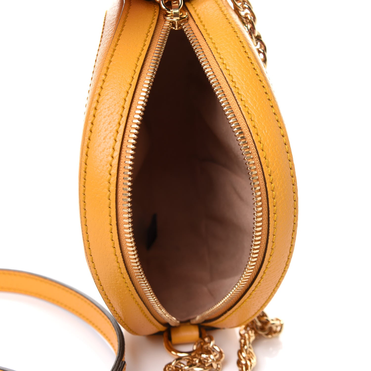 Gucci GG Supreme Monogram Flora Web Mini Ophidia Round Shoulder Bag Beige Multicolor Crop 5 of 11