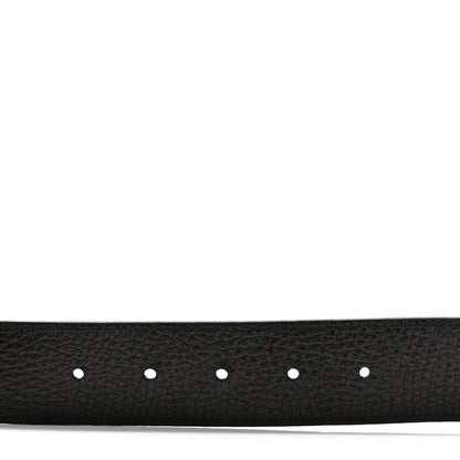 Gucci Dollar Calfskin Double G Reversible 37mm Belt 100 40 Black New Acero 4 of 6