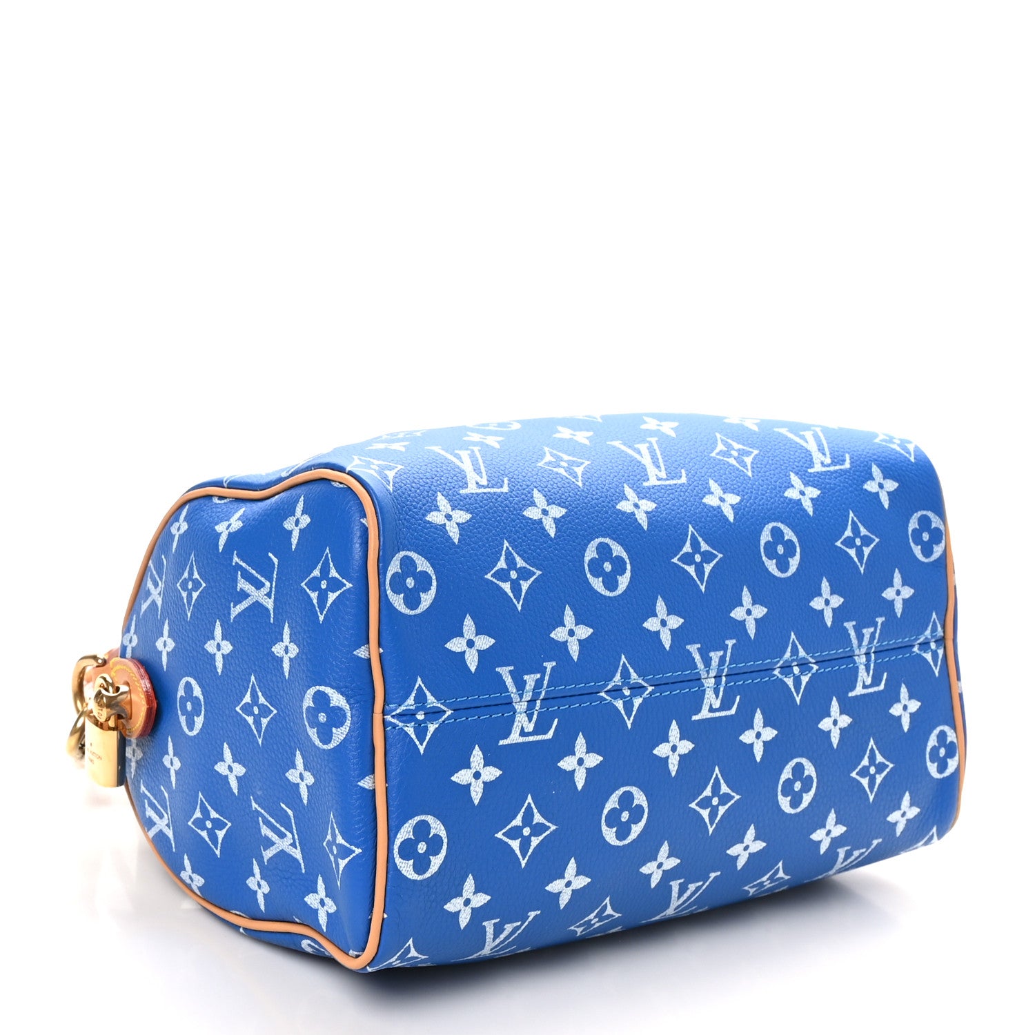 Louis Vuitton Calfskin Monogram Speedy P9 Bandouliere 25 Blue 6 of 11