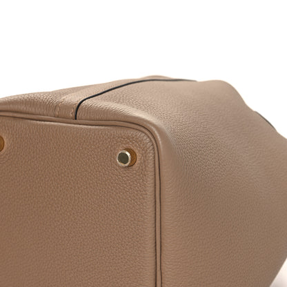 Hermes Taurillon Maurice Picotin Lock 18 PM Beige De Weimar 12 of 13