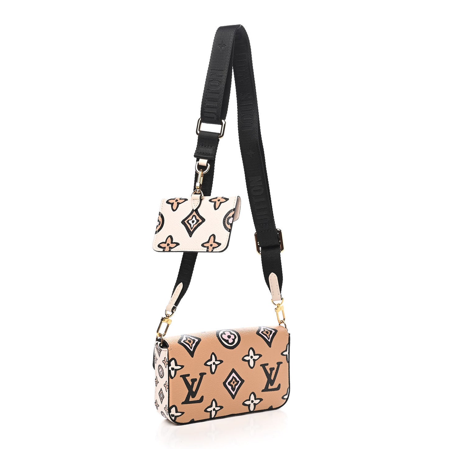 Monogram Wild At Heart Felicie Strap & Go Arizona Creme