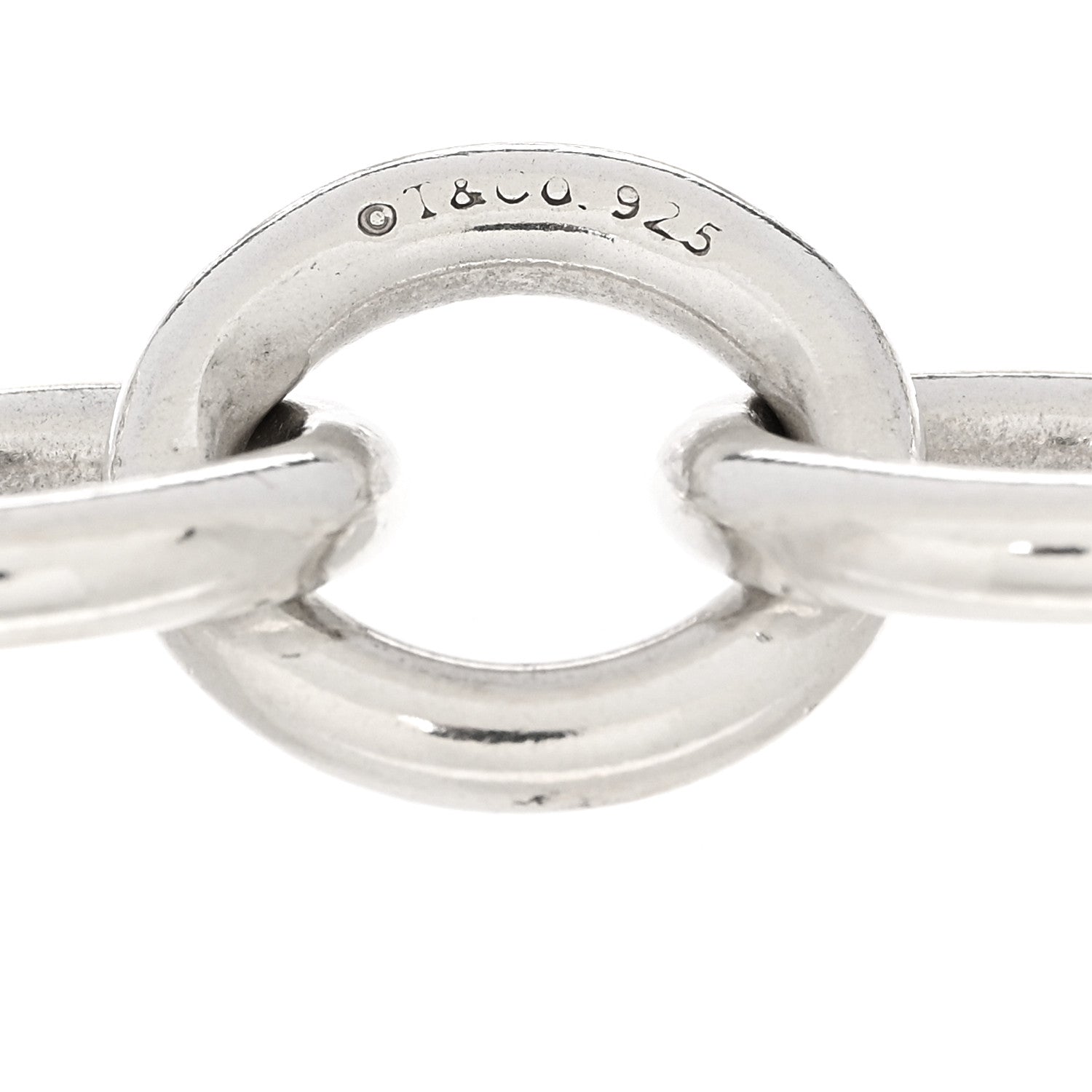 Tiffany Sterling Silver Open Heart Clasp Bracelet 3 of 3