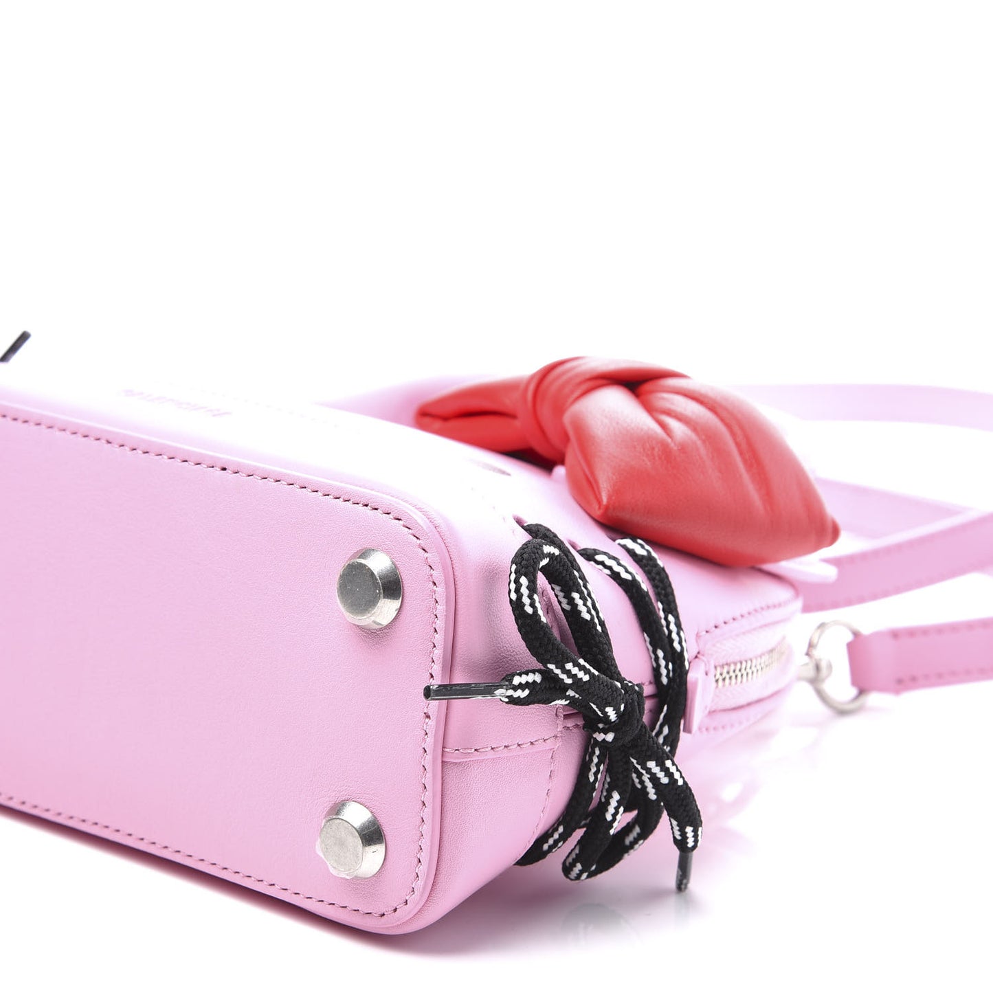 Calfskin Hello Kitty XXS Ville Top Handle Bag Pink