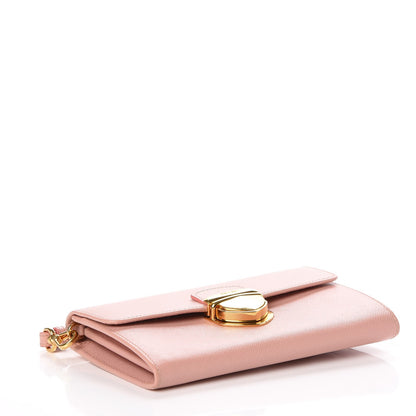 Prada Saffiano Tuc Wristlet Orchidea 4 of 8