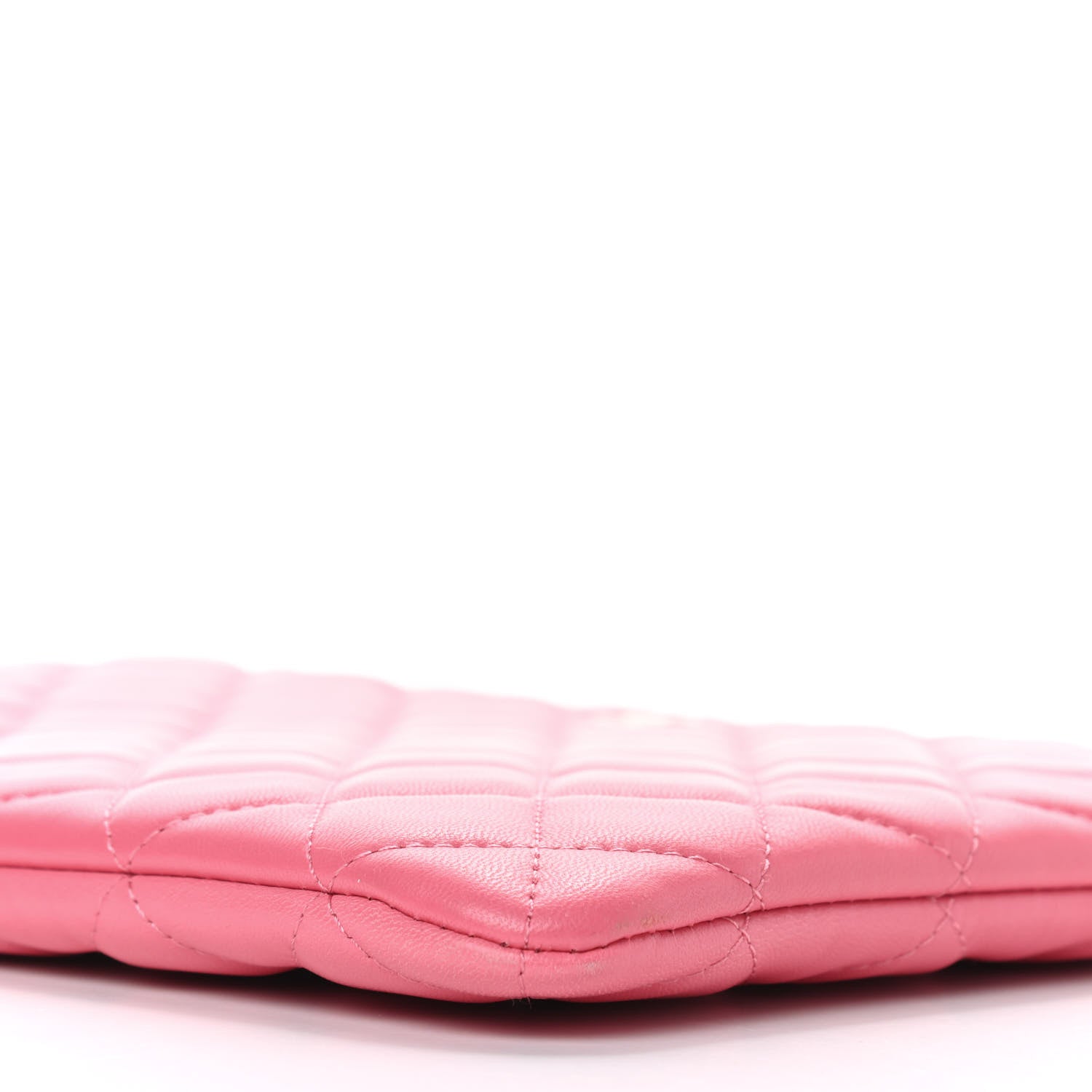 Chanel Lambskin Quilted Medium Casino Beauty CC Cosmetic Case Fuchsia 9 of 9