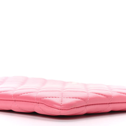 Chanel Lambskin Quilted Medium Casino Beauty CC Cosmetic Case Fuchsia 9 of 9