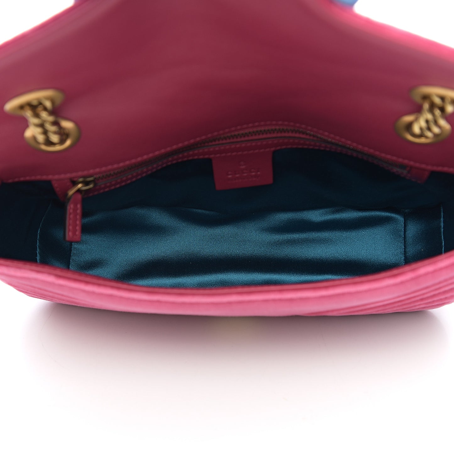 Velvet Matelasse Small GG Marmont Shoulder Bag Light Raspberry Rose