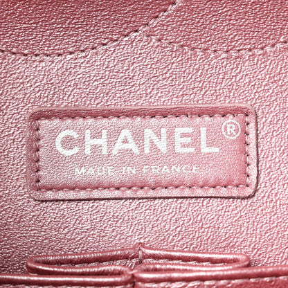 Chanel Iridescent Lambskin Quilted Jumbo Double Flap Light Purple 6 of 11