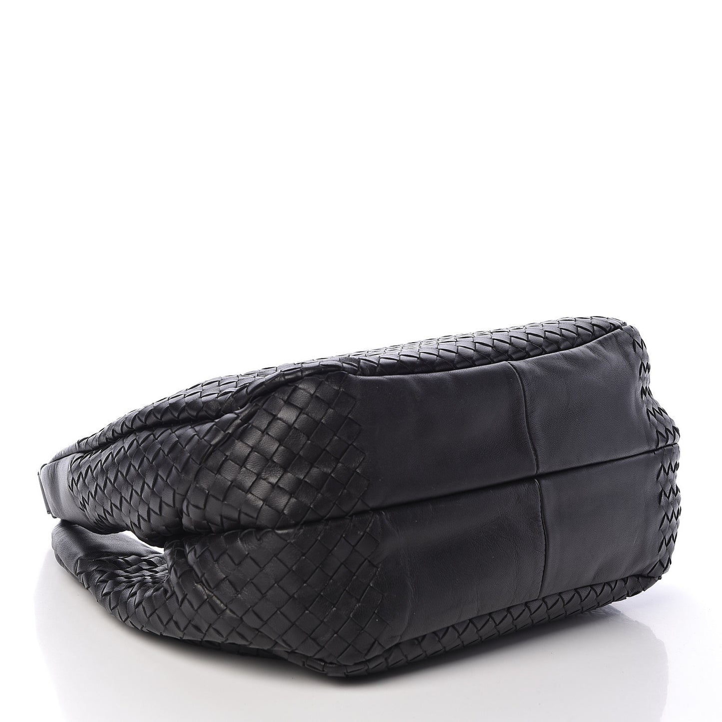 Nappa Intrecciato Medium Campana Black