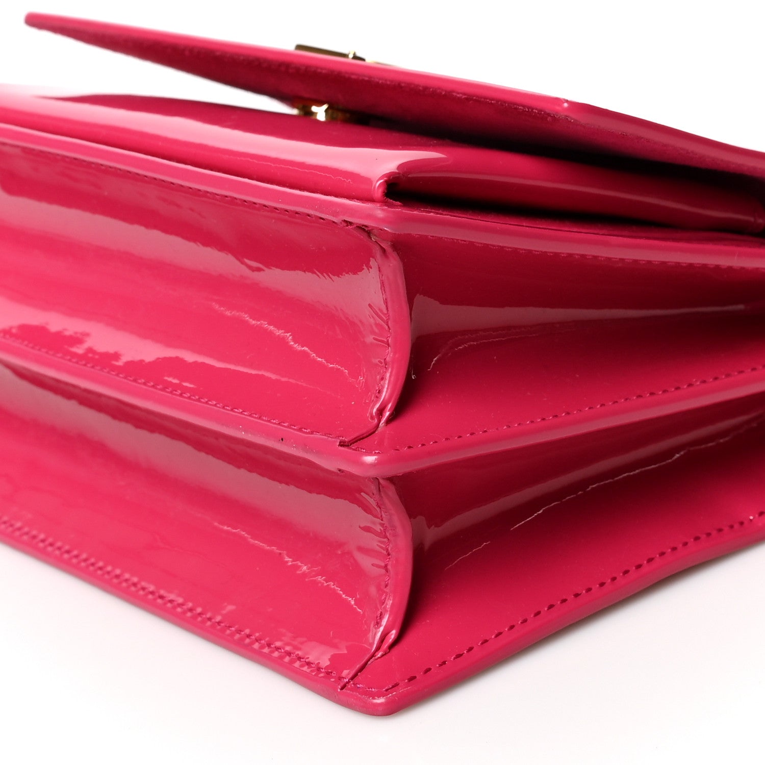 Saint Laurent Patent Small Monogram Sunset Bubblegum 9 of 9